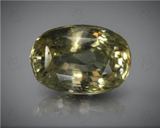 Yellow Sapphire Unheated & Untreated Natural Certified 7.14  CTS.  (  63856  DIN  )